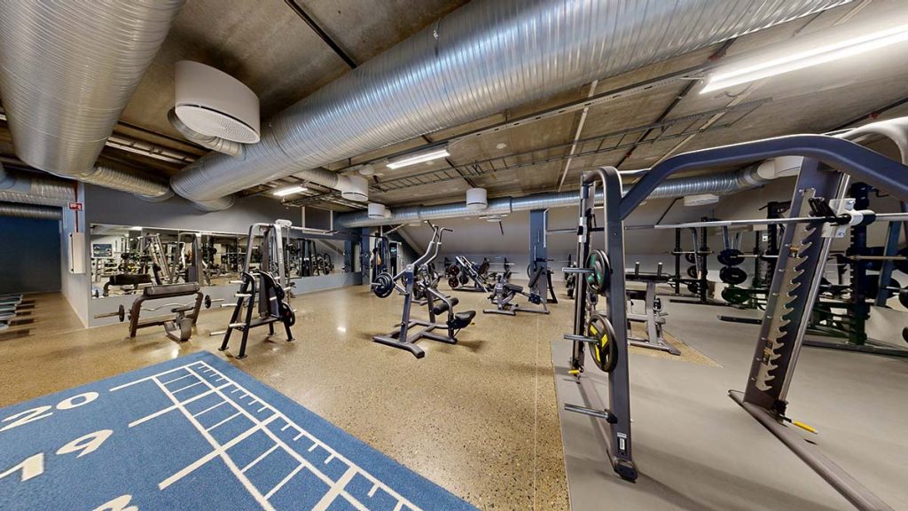 Styrkeavdelingen hos fx fitness