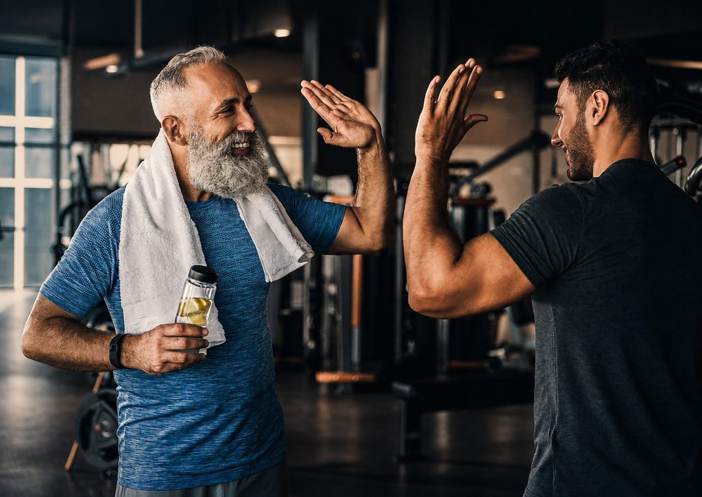 Personlig trener og medlem hos fx fitness